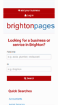 Mobile Screenshot of brightonpages.co.uk